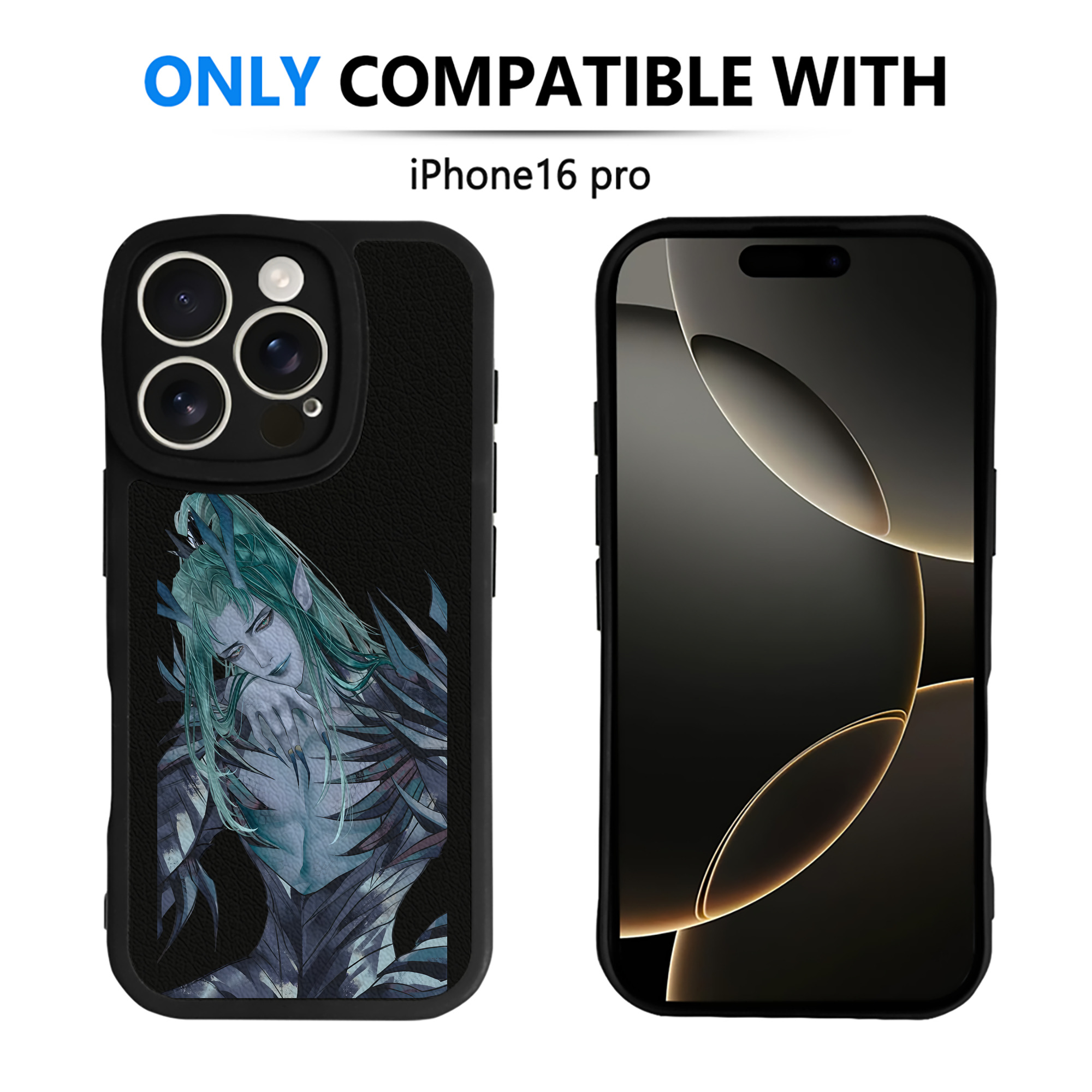 （画像用） Ne Zha 2 ナタ 魔童の大暴れ 【iPhone 16シリーズ対応】シリコンスマホケース（レザー調） 材質：シリコン